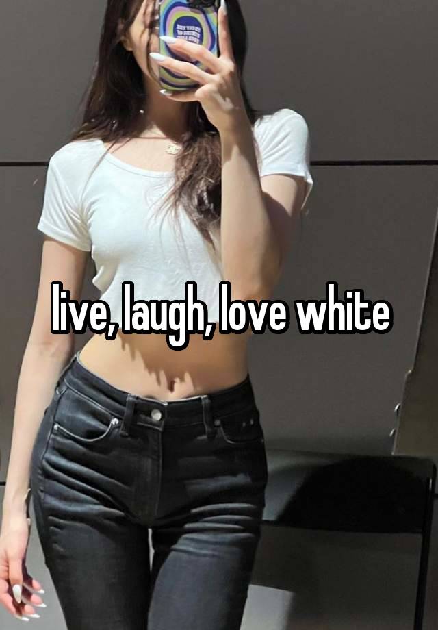 live, laugh, love white