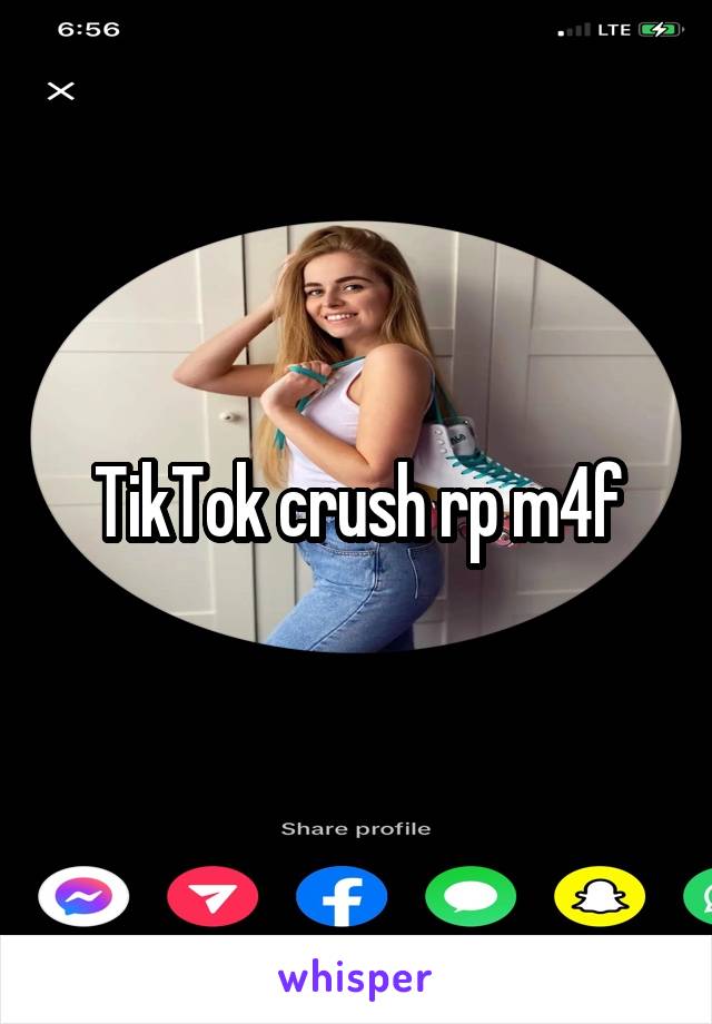 TikTok crush rp m4f