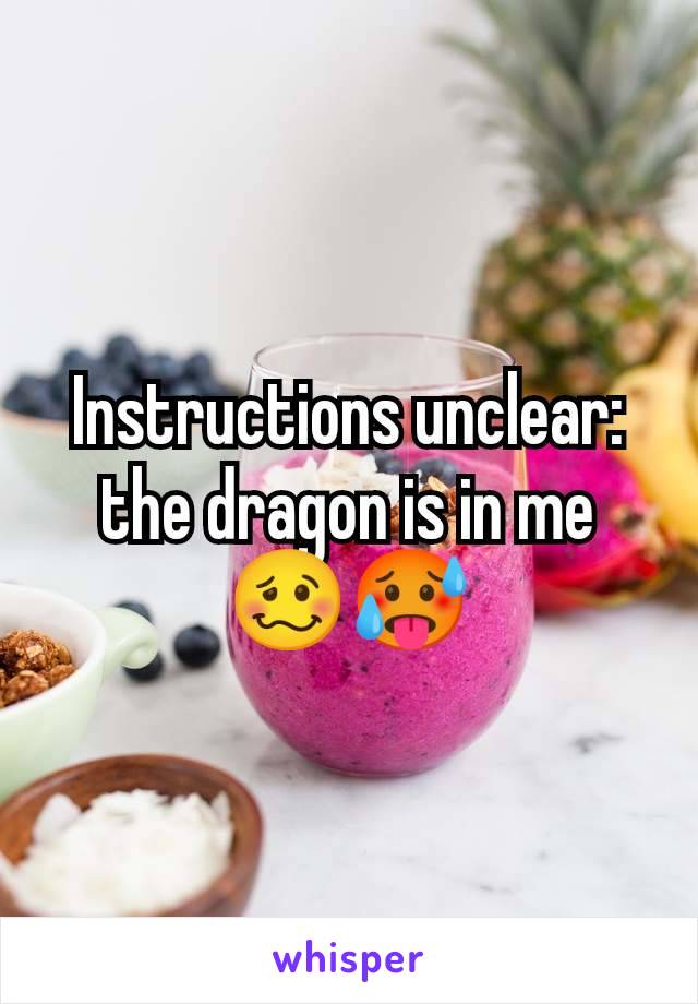 Instructions unclear: the dragon is in me 🥴🥵