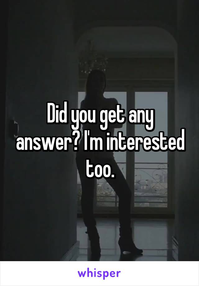 Did you get any answer? I'm interested too.