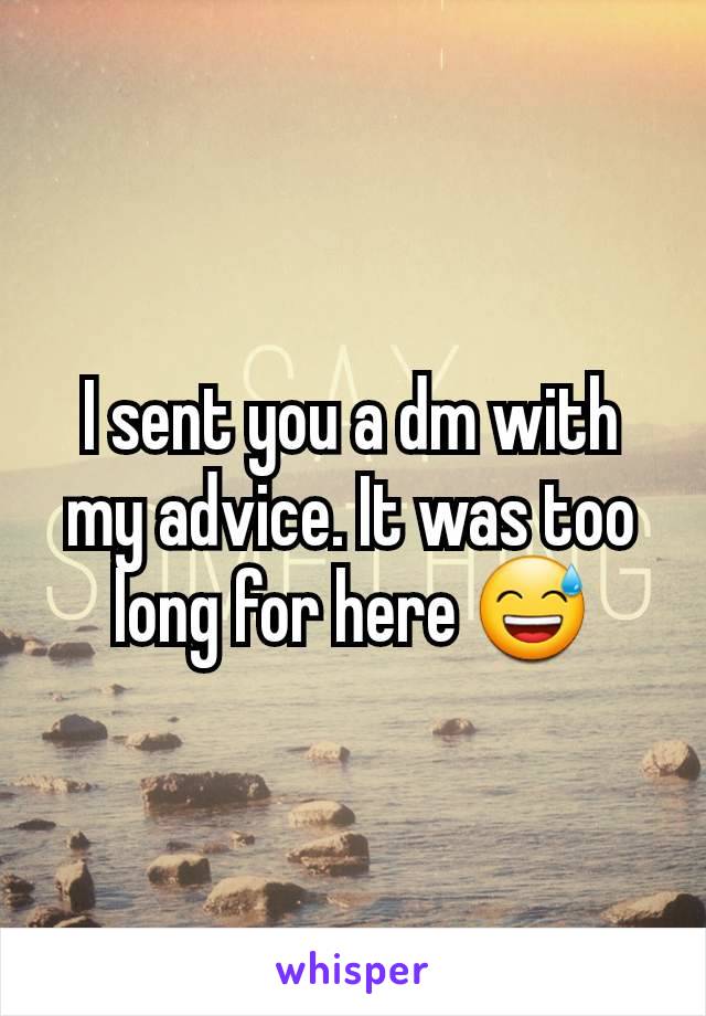 I sent you a dm with my advice. It was too long for here 😅