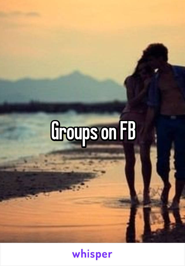 Groups on FB