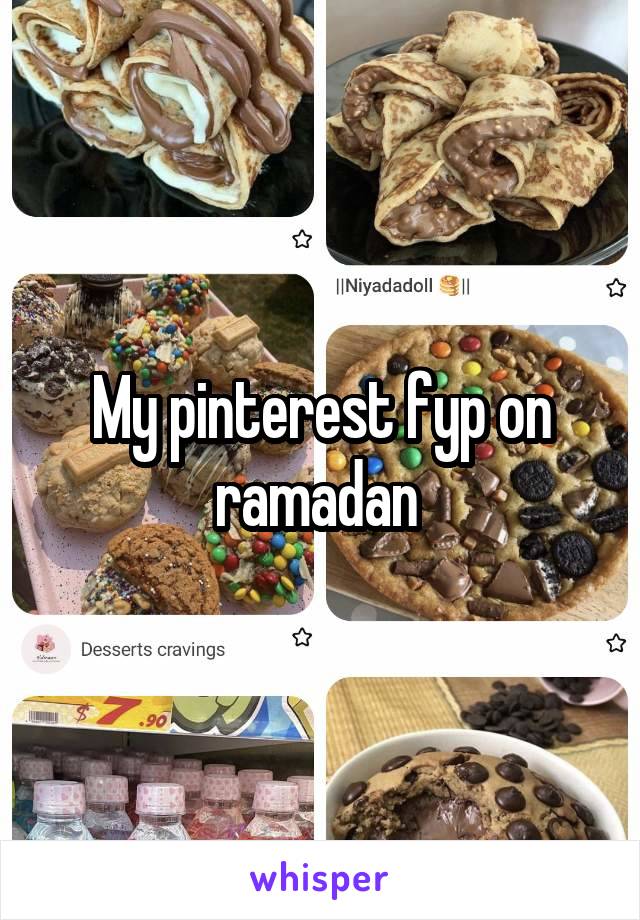 My pinterest fyp on ramadan 