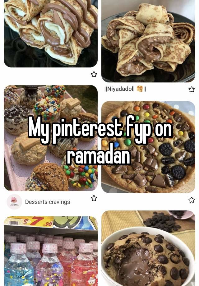 My pinterest fyp on ramadan 