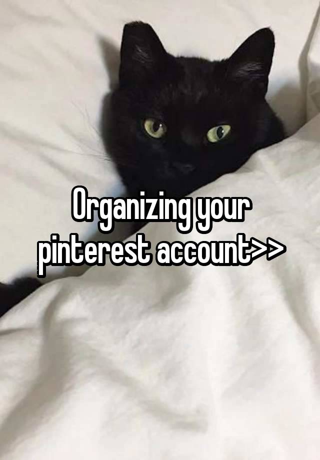 Organizing your pinterest account>>