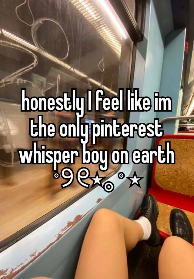 honestly I feel like im the only pinterest whisper boy on earth
˚୨୧⋆｡˚ ⋆