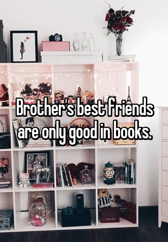 Brother's best friends are only good in books.