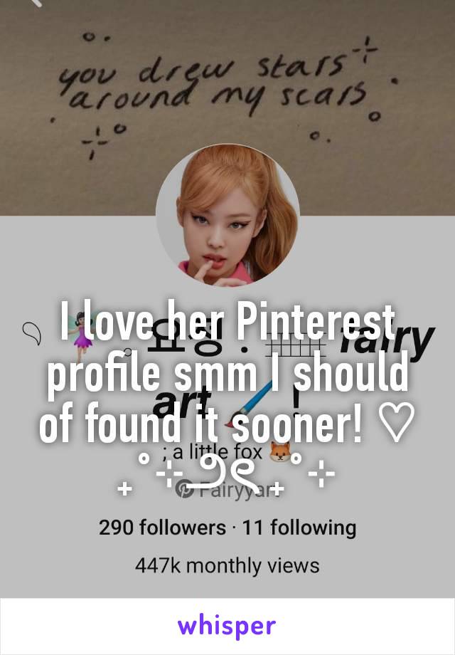 I love her Pinterest profile smm I should of found it sooner! ♡
₊˚⊹౨ৎ ₊˚⊹