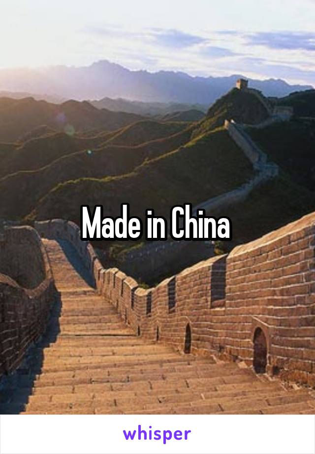 Made in China 