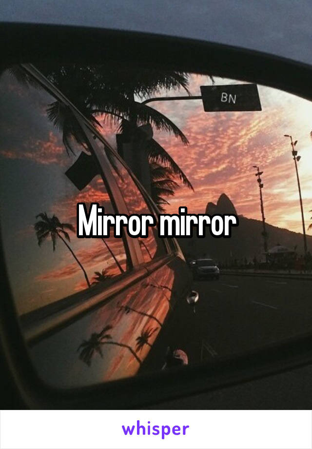 Mirror mirror