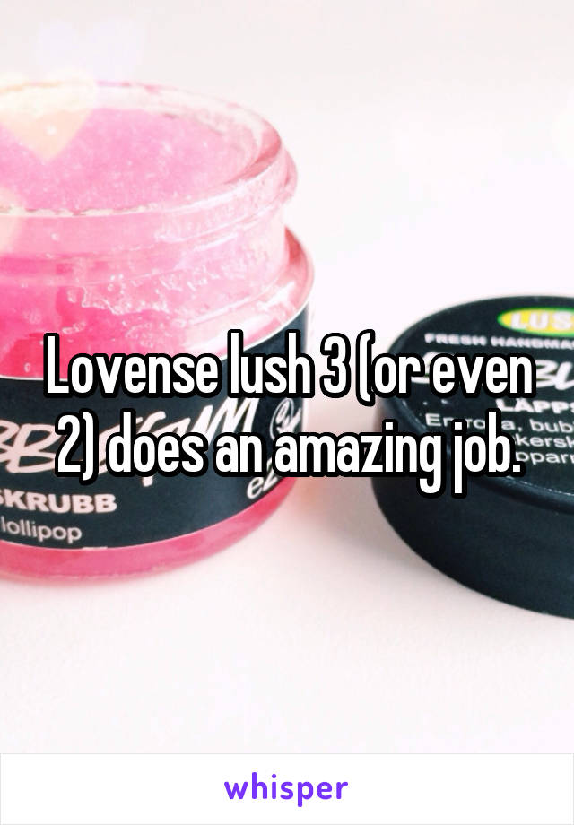 Lovense lush 3 (or even 2) does an amazing job.