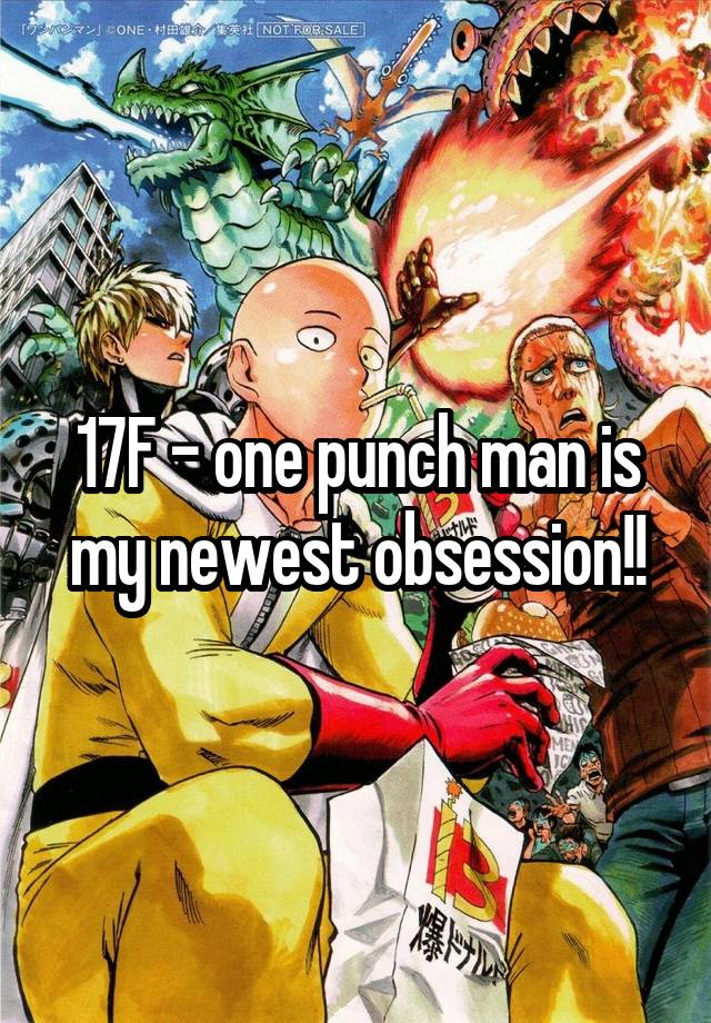 17F - one punch man is my newest obsession!!