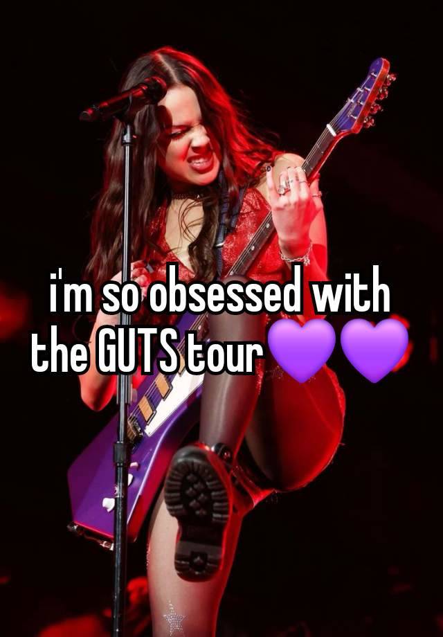 i'm so obsessed with the GUTS tour💜💜