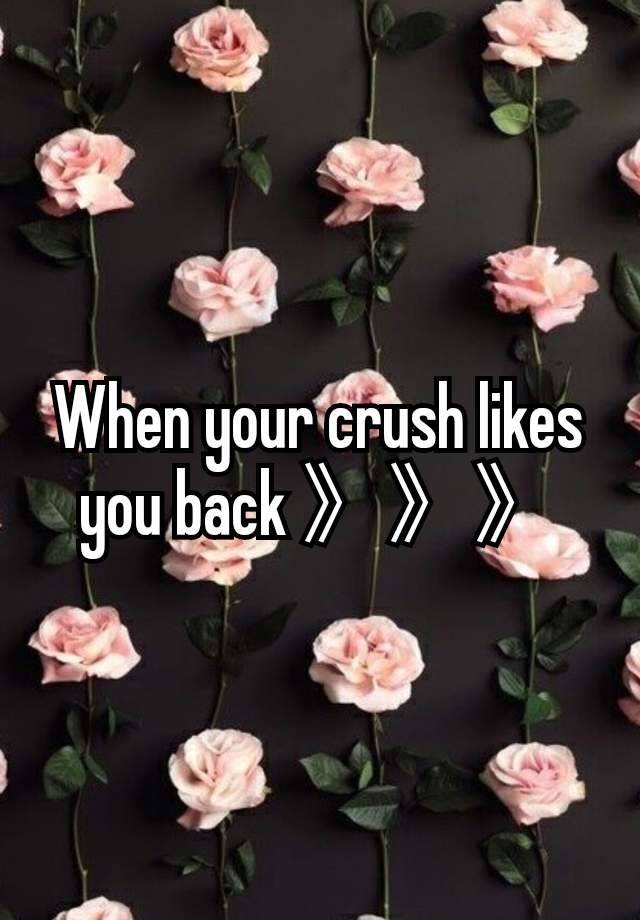 When your crush likes you back 》》》