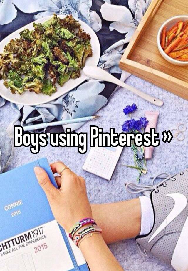 Boys using Pinterest »