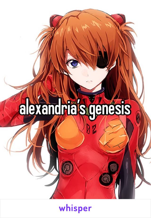 alexandria’s genesis