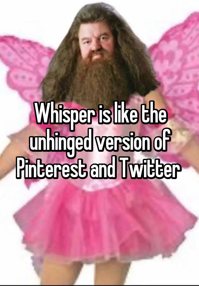 Whisper is like the unhinged version of Pinterest and Twitter 