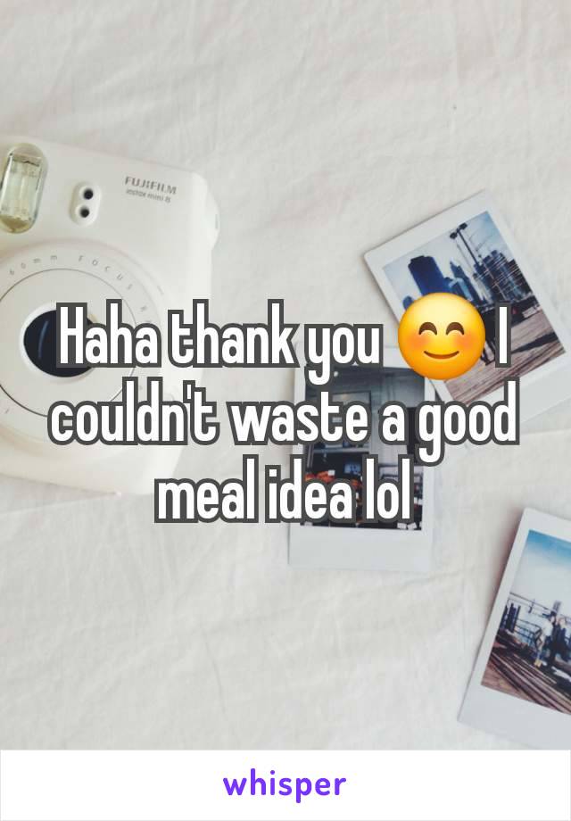 Haha thank you 😊 I couldn't waste a good meal idea lol