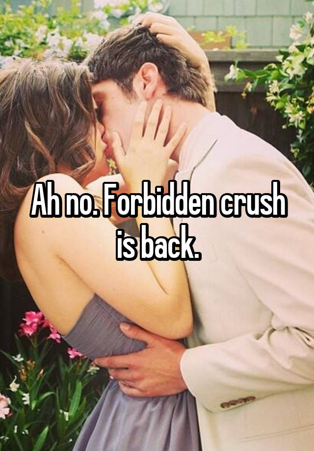 Ah no. Forbidden crush is back.