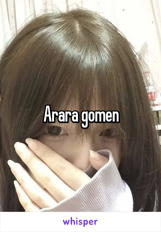 Arara gomen