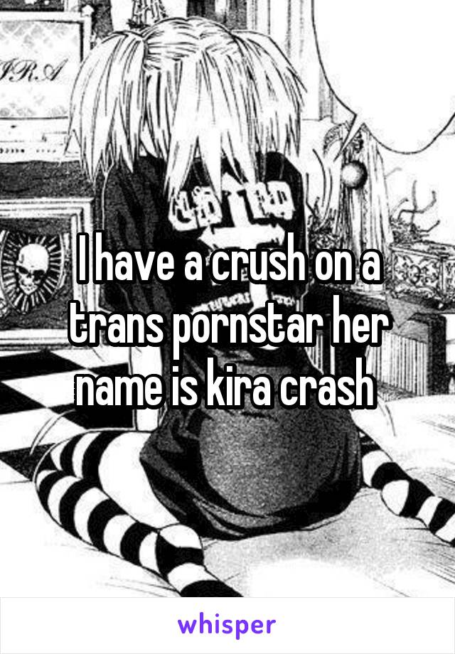 I have a crush on a trans pornstar her name is kira crash 