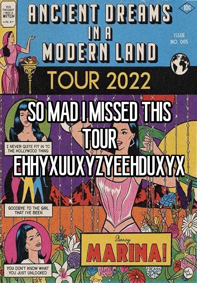 SO MAD I MISSED THIS TOUR EHHYXUUXYZYEEHDUXYX