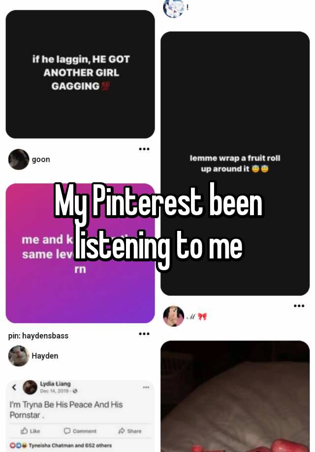 My Pinterest been listening to me