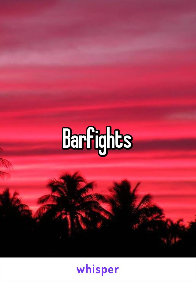 Barfights 