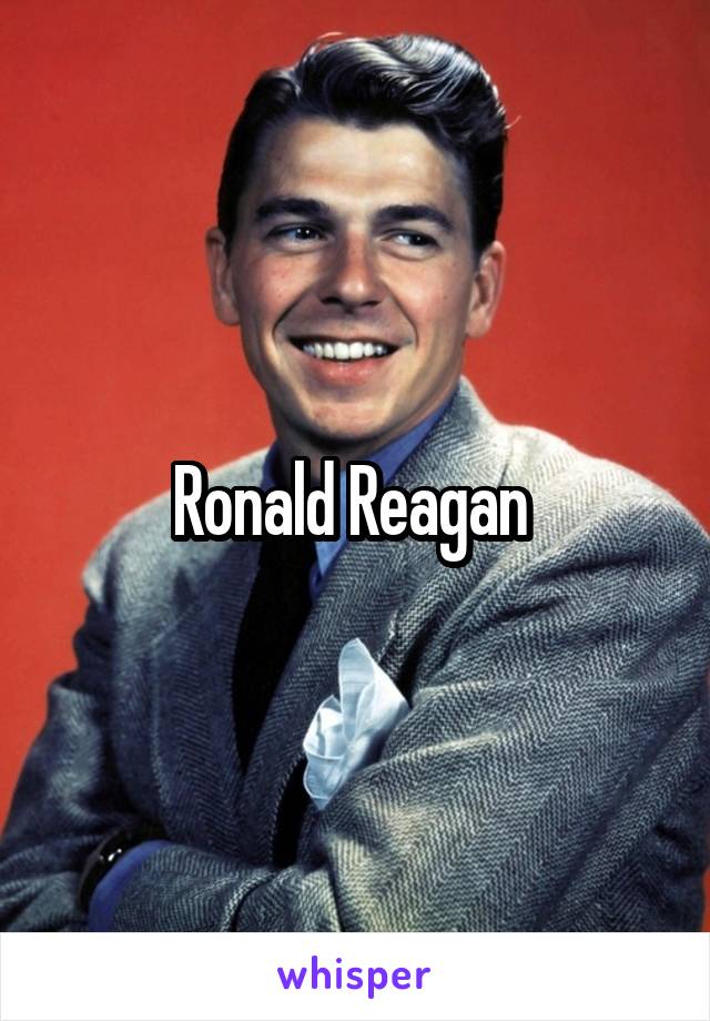 Ronald Reagan 