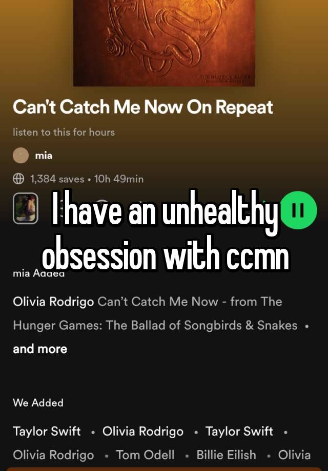 I have an unhealthy obsession with ccmn