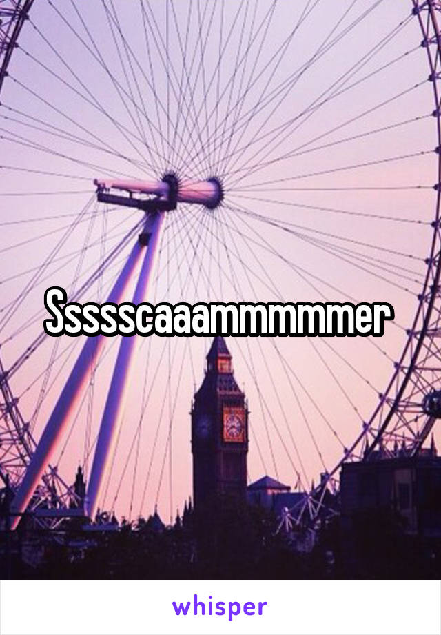 Ssssscaaammmmmer 