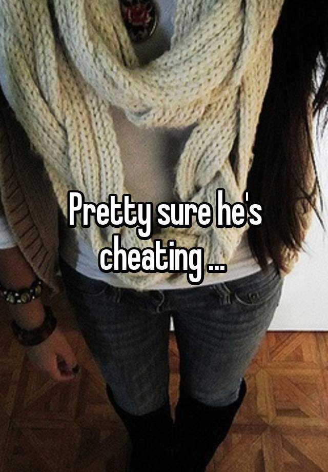 Pretty sure he's cheating ... 