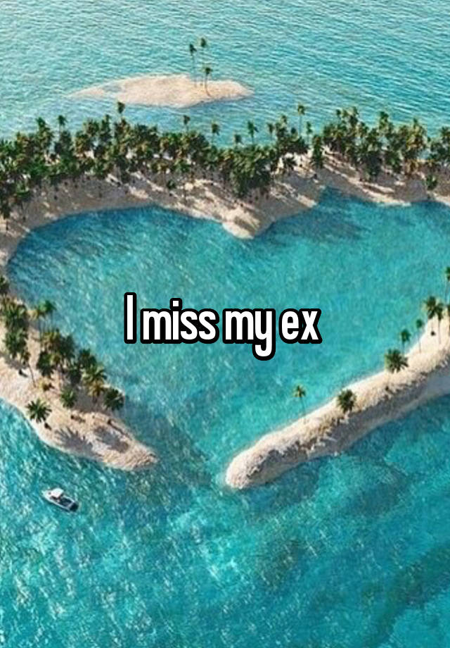 I miss my ex 