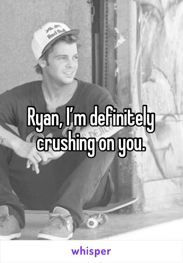 Ryan, I’m definitely crushing on you. 