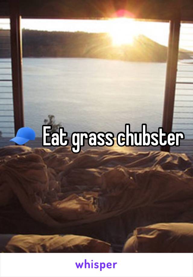 🧢  Eat grass chubster 