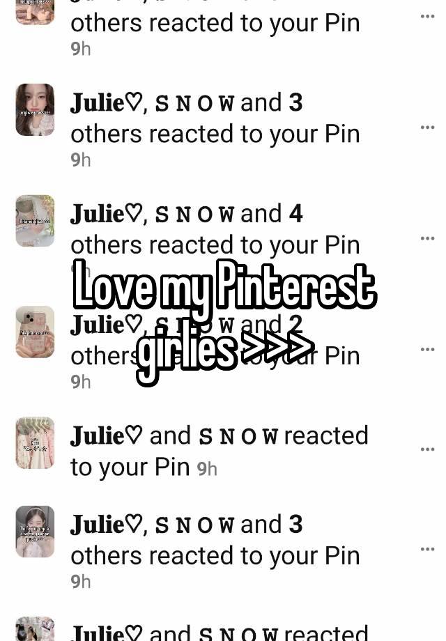 Love my Pinterest girlies >>>