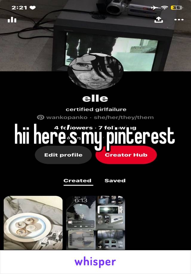 hii here’s my pinterest 