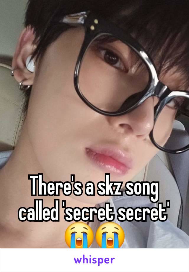 There's a skz song called 'secret secret' 😭😭