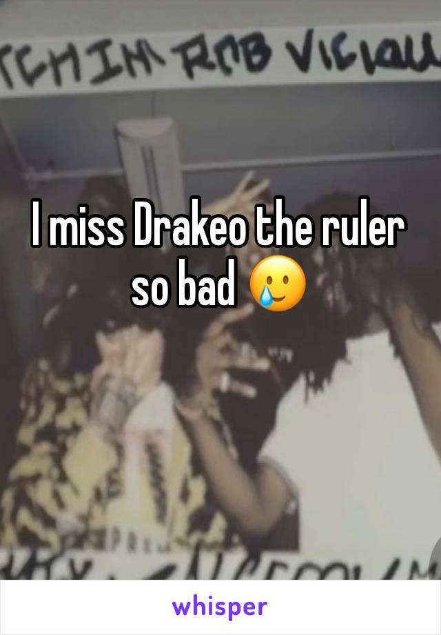 I miss Drakeo the ruler so bad 🥲 