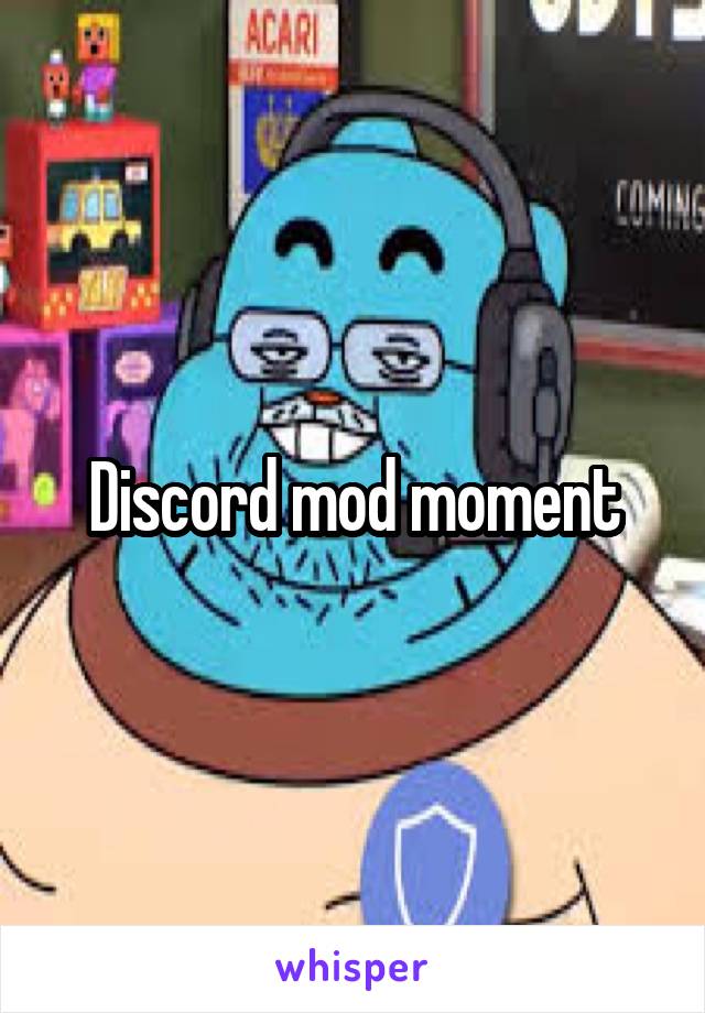 Discord mod moment