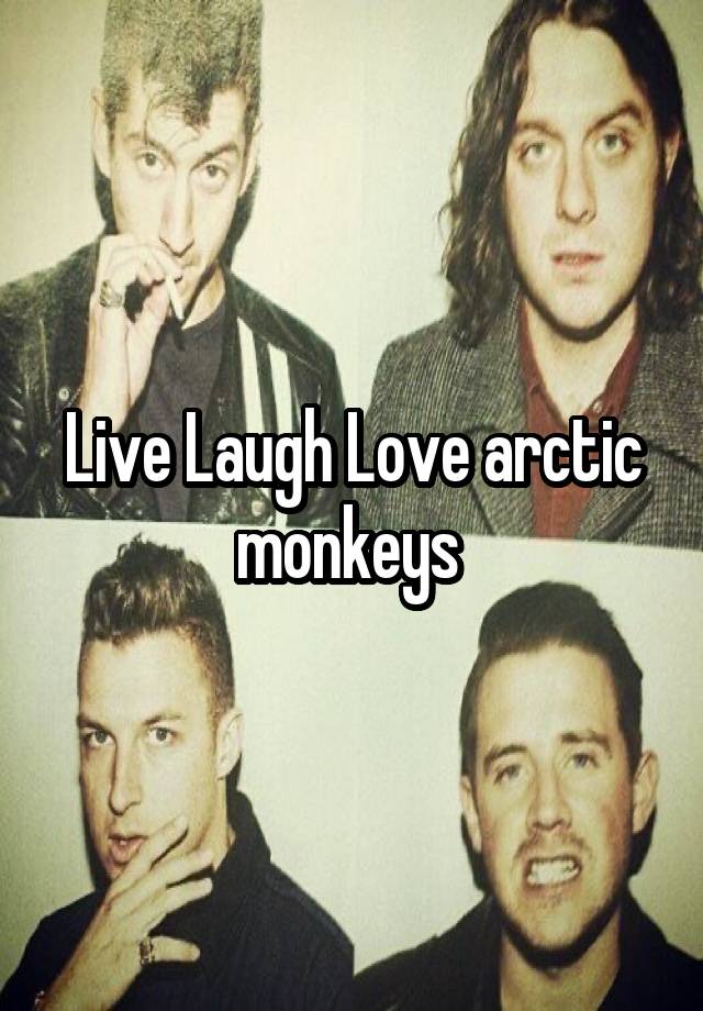 Live Laugh Love arctic monkeys 