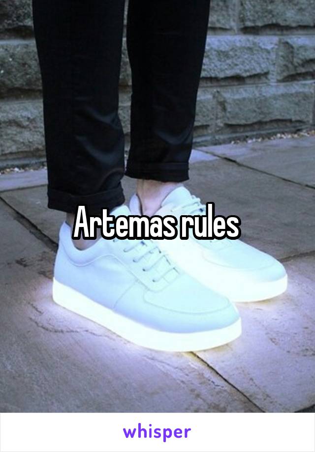 Artemas rules 