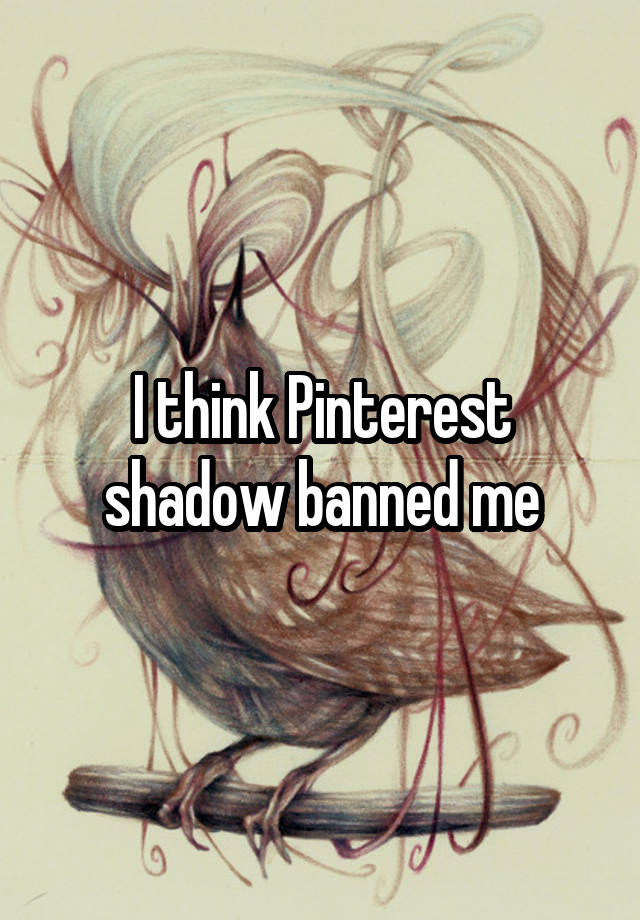 I think Pinterest shadow banned me