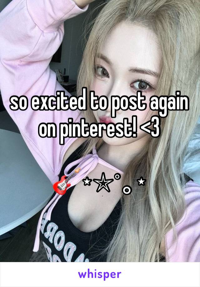 so excited to post again on pinterest! <3

🎸⋆⭒˚｡⋆