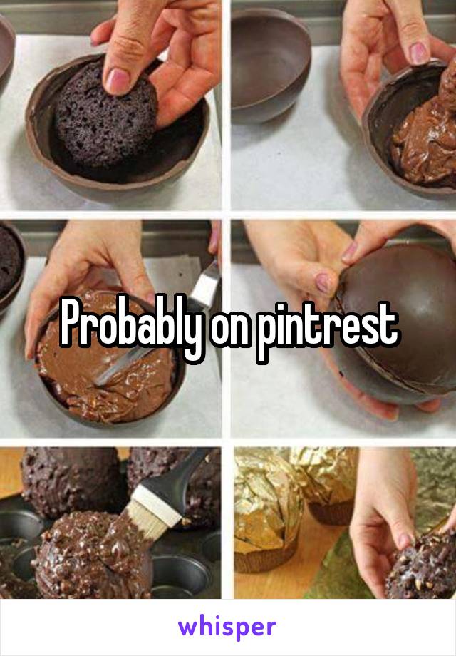 Probably on pintrest