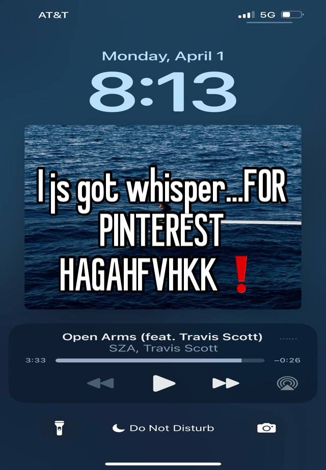 I js got whisper…FOR PINTEREST HAGAHFVHKK❗️