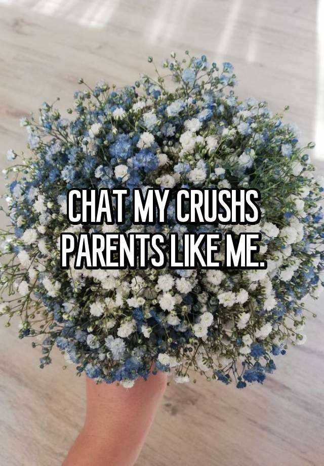 CHAT MY CRUSHS PARENTS LIKE ME.