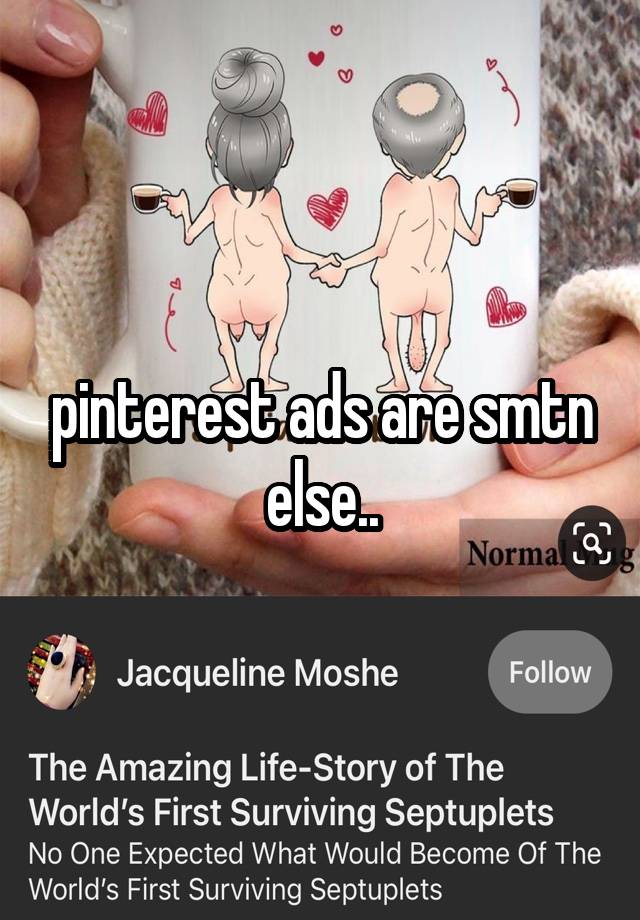 pinterest ads are smtn else..