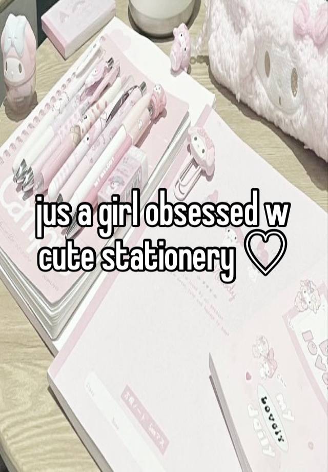 jus a girl obsessed w cute stationery ♡ 