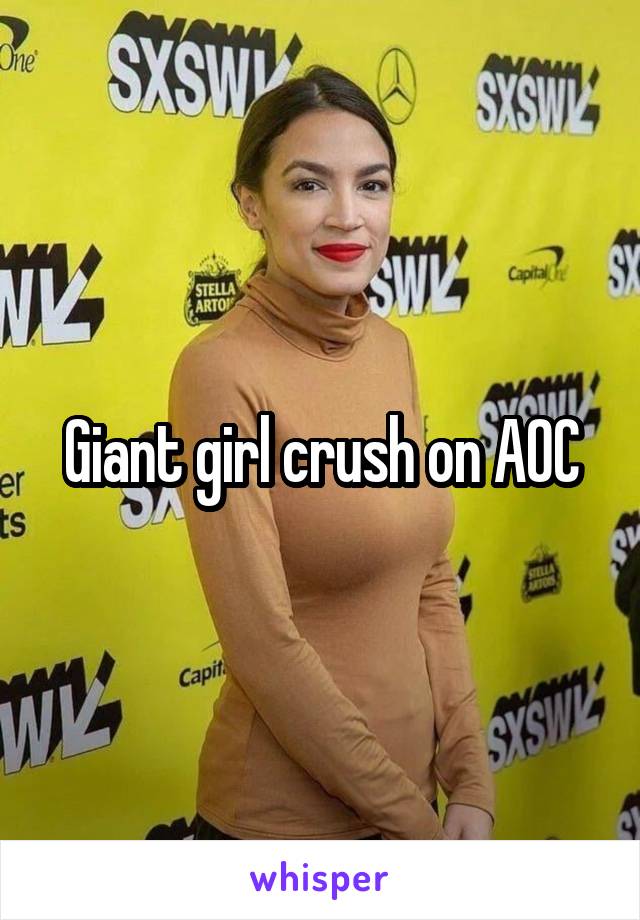 Giant girl crush on AOC